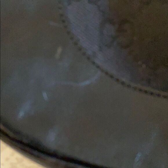 Gucci GG Motif Hobo Black Canvas & Leather Bag - Picture 6 of 10